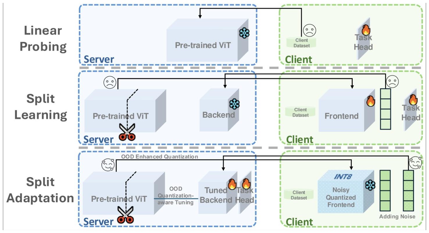 Split Adaptation: adapting pre-trained models under privacy and resource constraints. <a href='/publications/#wang_split_2025'>CVPR 2025</a>